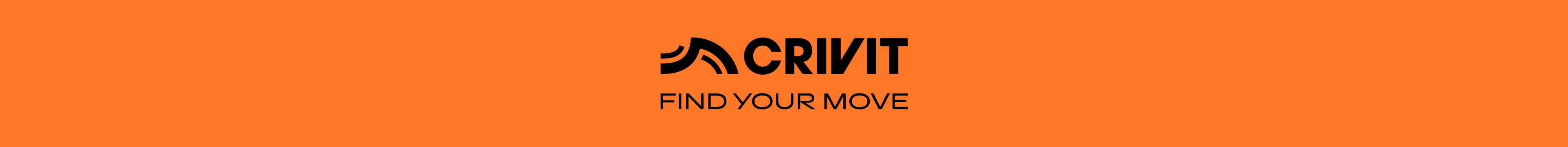 Crivit logo: Find din bevægelse.