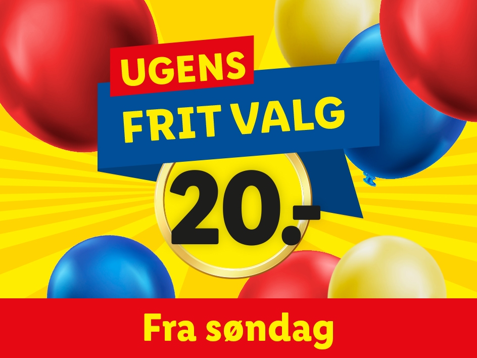 Frit valg 20 kr.