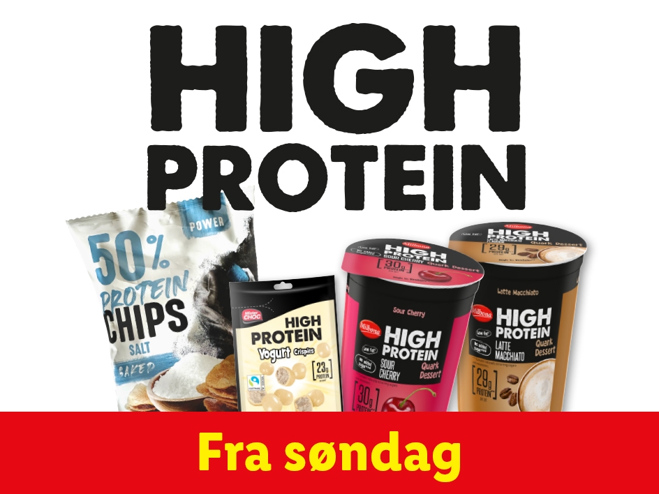 High Protein - masser af protein til din hverdag